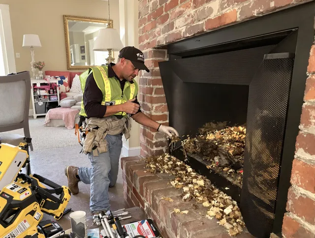 Safe screening installation by Brea Chimney Sweep in Brea, CA