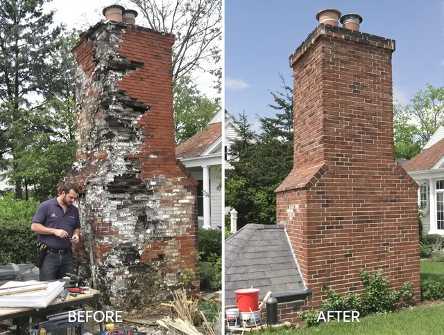 Brea Chimney Sweep performing a full chimney restoration in Brea, CA