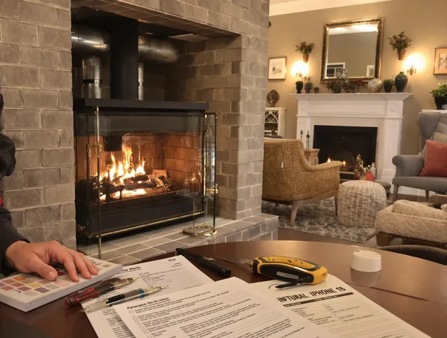 Brea Chimney Sweep verifying fireplace safety measures in Brea, CA