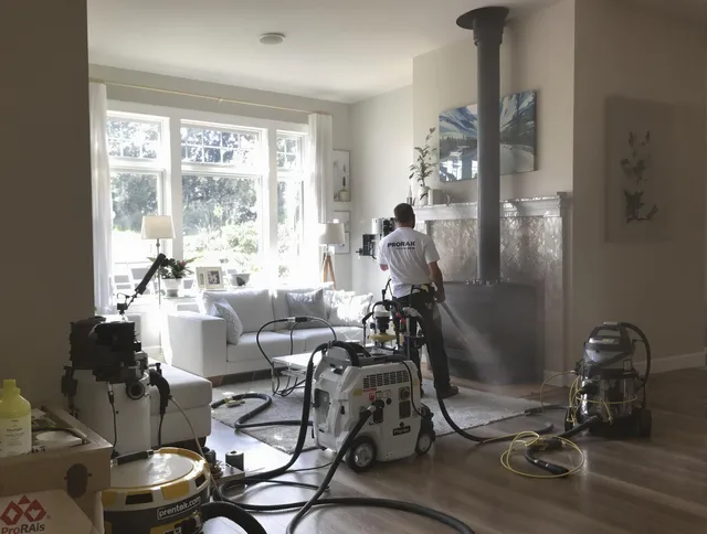 Soot removal service by Brea Chimney Sweep for a fireplace in Brea, CA